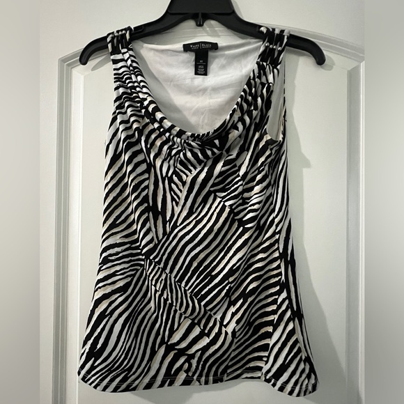 Zebra Print Dress Tank from White House Black Market - Picture 1 of 3
